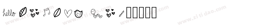 shangri la字体转换